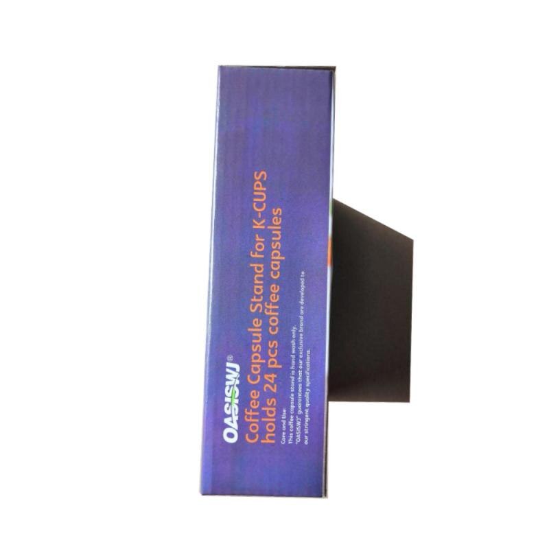 Black Four-layer Assembly Rotatable Coffee Capsule Holder Can Store K-CUP/Dolce Gusto Can Hold 36