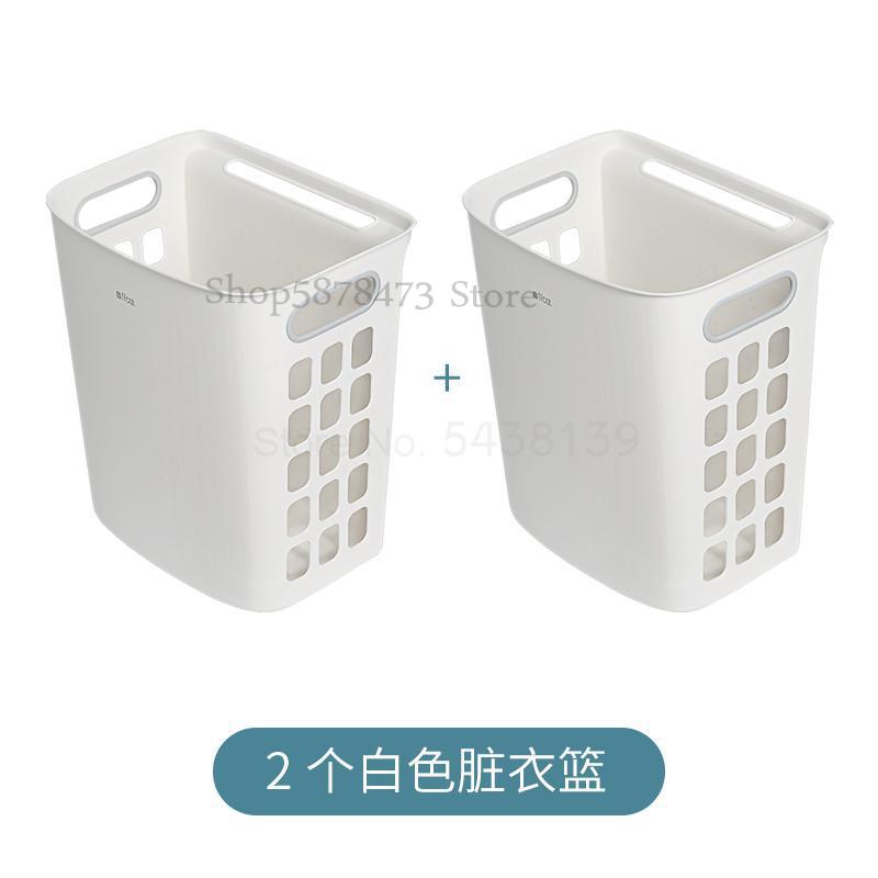 Laundry basket laundry change laundry bucket home bathroom bathroom plastic waterproof wall-mounted clothes storage basket: Old  farmer  4