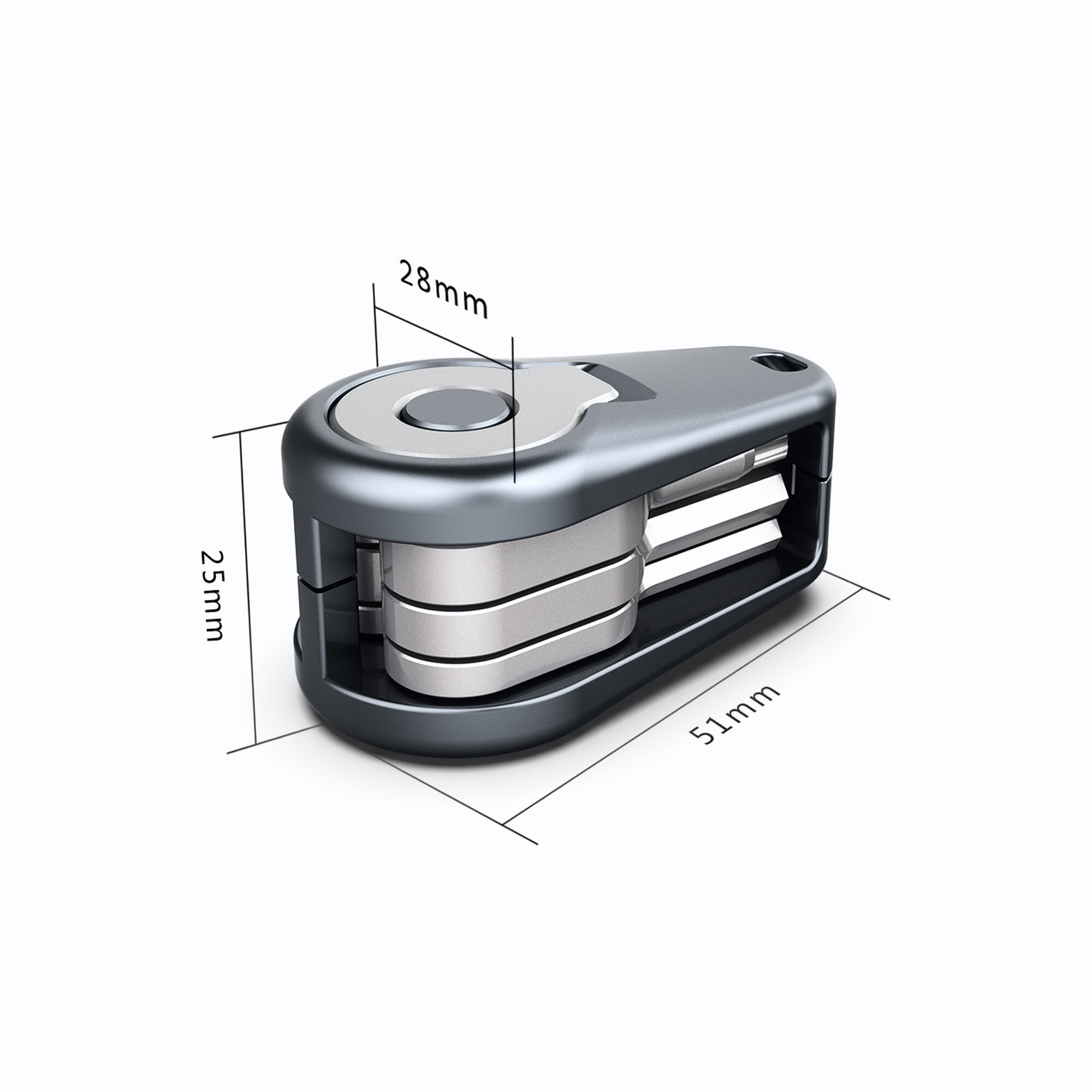 Smallrig fickstorlek dslr kamera rigg hopfällbar skruvmejsel kit explorer aluminium lätt vikt mini multifunktions verktygssats 2371