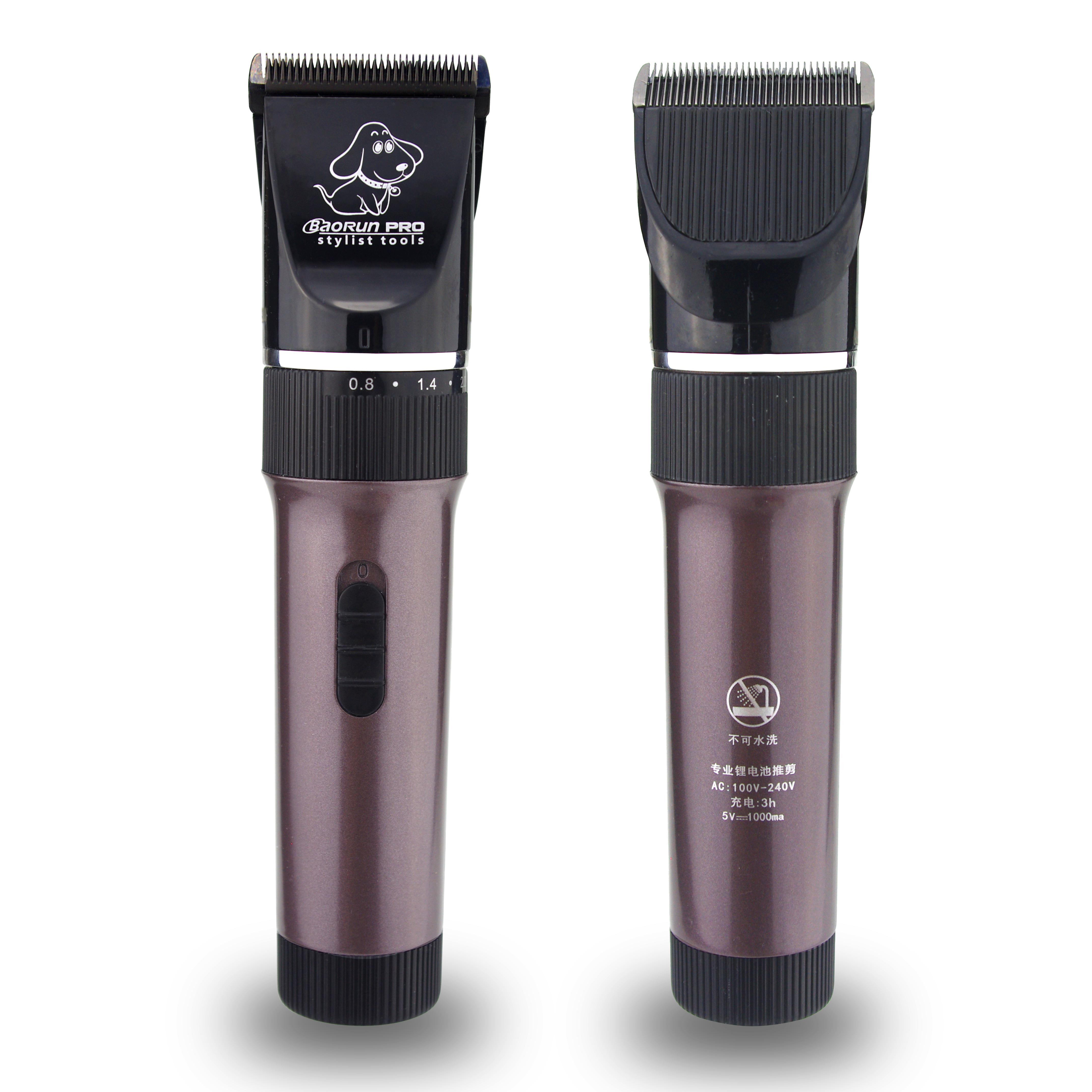 Pet Hair Trimmer Electric Rechargeable Cat Clipper Grooming Cutters Powerful Shaver Machine For Animal 110-240V