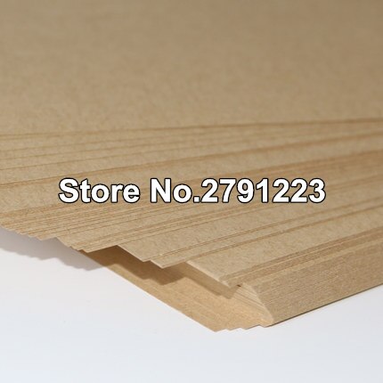 FREIES A4 Braun Kraft Papier Pappe karton Karte leer 100gsm 150gsm 50 teile/los