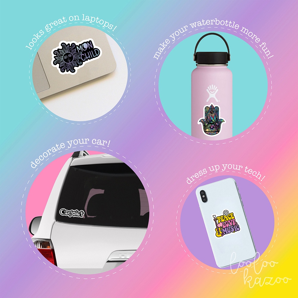 10/30/50 pçs hippies adesivos amor e paz para motocicleta portátil bagagem skates diário à prova dwaterproof água papelaria decalque adesivo