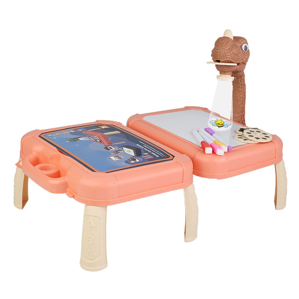 Kids Drawing Projector Table Toys Drawing Board Table with Light Educational Learning Paint Tool LED Painting Desk Toys for Kids: style 8