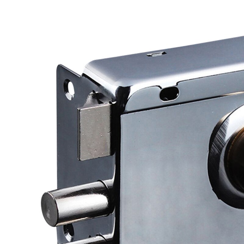 Cerradura de puerta de hierro forjado para Exterior, de media luna candado antirrobo de seguridad con llave, cerradura de puerta de madera, Hardware, cerradura de puerta de dormitorio para el hogar