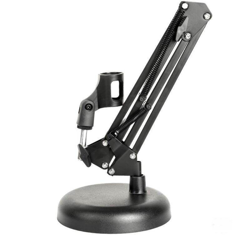 Uitschuifbare Microfoon Houder Tafel Stand Lui Beugel 360 ° Draaibaar Met Klem Flexibele Scharnierende Arm Voor Mobiele Telefoon Mic: Model B