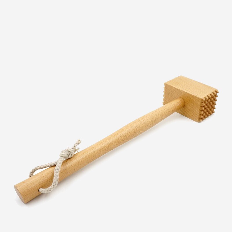 Ablandador de carne grande de madera, herramienta de mazo, martillo, para ablandar carne, cerdo y ternera, herramienta para hornear, herramienta de cocina, MM60CFY