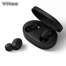 Wireless Headphone A6S TWS Bluetooth Earphone PK Redmi Airdots Sport Waterproof Mic Headsets Noise Cancelling Stereo Earbuds E6S