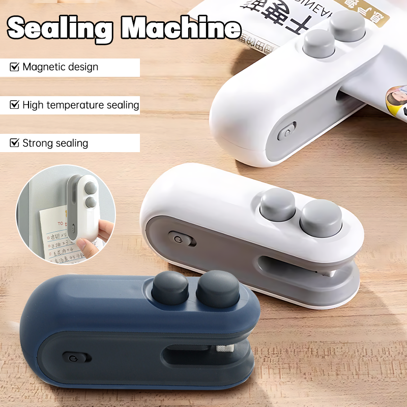 1/2 stücke Mini Wärme Tasche Abdichtung Maschine Lebensmittel Versiegelung Maschine Clip Tasche Handheld Wiederaufladbare Heißsiegelgerät Tragbare Versiegelung Tasche maschine
