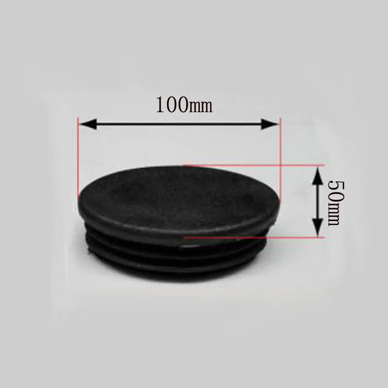 50/100pcs Oval Chair End Caps Tubing Plug Cap Furniture Oval Pads Silicone Chair Leg Cap for Desk Protector Leveling Feet System: 3mm / Camphor