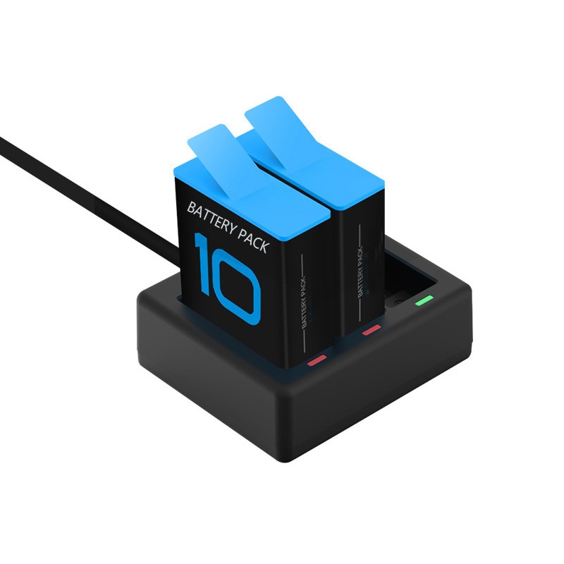 Original TELESIN tauchen fallen Für GoPro 10 9/Akku/Clever Batterien Ladegerät Für GoPro Held 10 9 schwarz Zubehör