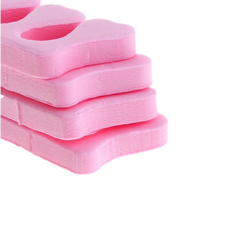 Monja 100Pcs Nail Art Soft Foam Sponge Finger Toe Separators Nail Extending Painting Coating Anti Touch Separate Manicure Tools
