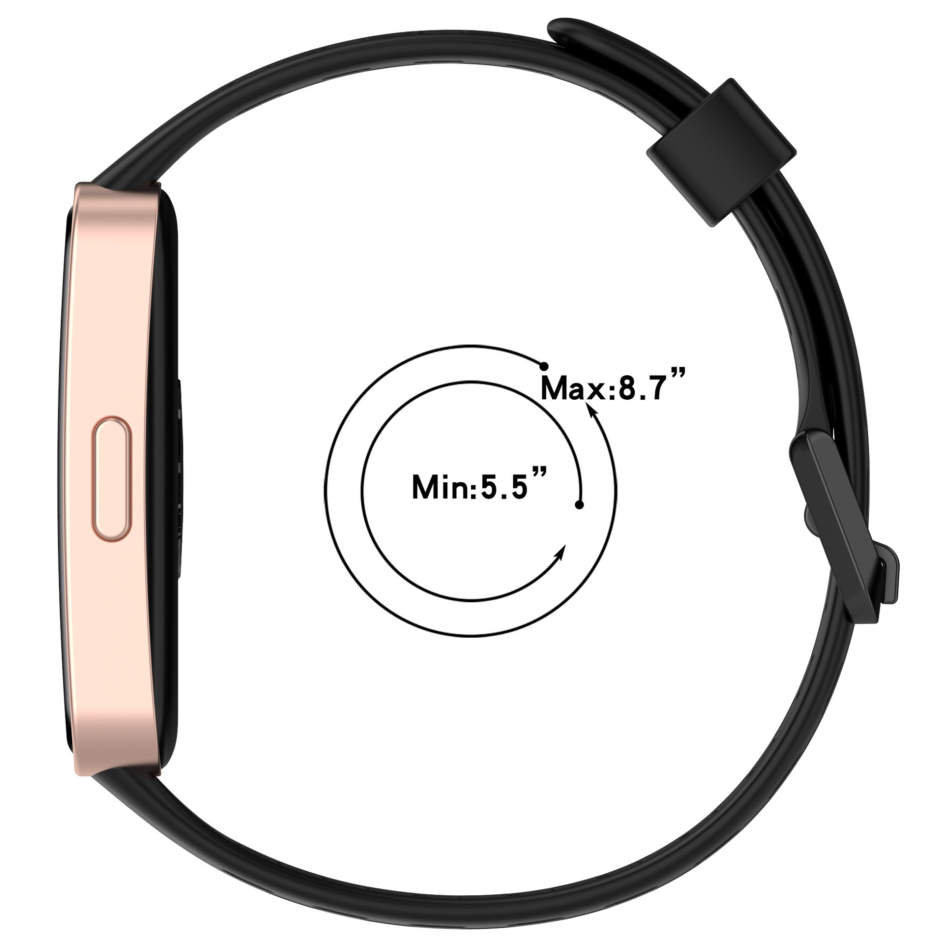 Silikonirannekkeet huawei band 10 9 8 nfc correa lisävarusteet älykellon vaihtoranneke huawei band 10 -kellonranneke