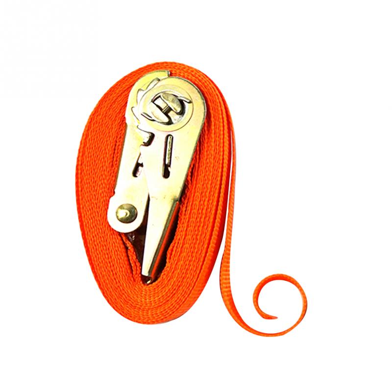 Adjustable Cargo Lashing Tool Polyester Tensioning Belt With Ratchet Transport Bundling Portable Heavy Duty Tie Down