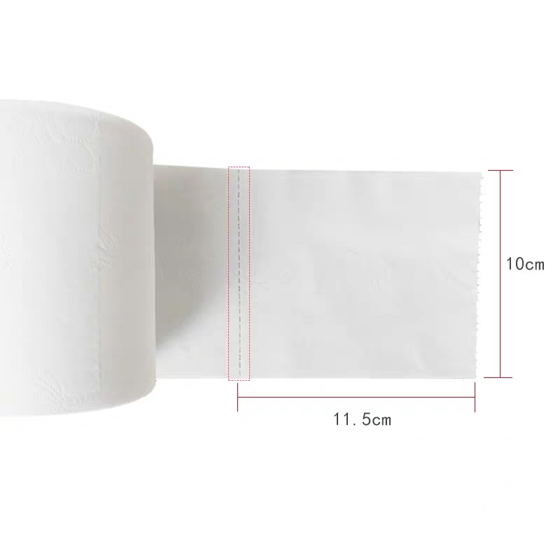 Wit toiletpapier toiletrol tissue rol verpakking  of 10 4- laags papieren handdoeken tissue huishoudelijk toiletpapier toiletpapier