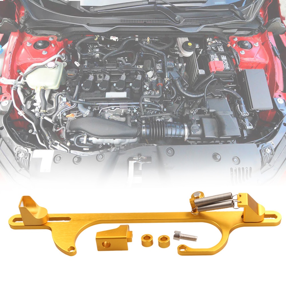 Adjustable Spring Replacement Part Air Intake Engine Throttle Cable Bracket Aluminum Alloy Solid Car Accessories