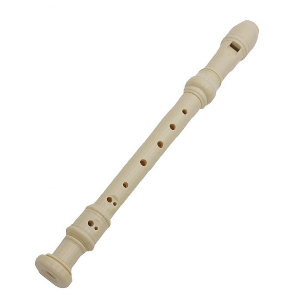 8-Hole Plastic Klarinet Sopraan Recorder Kids Beginners Fluiten Muziekinstrument Recorder Kids Beginners Fluiten Muzikale Instrum: White