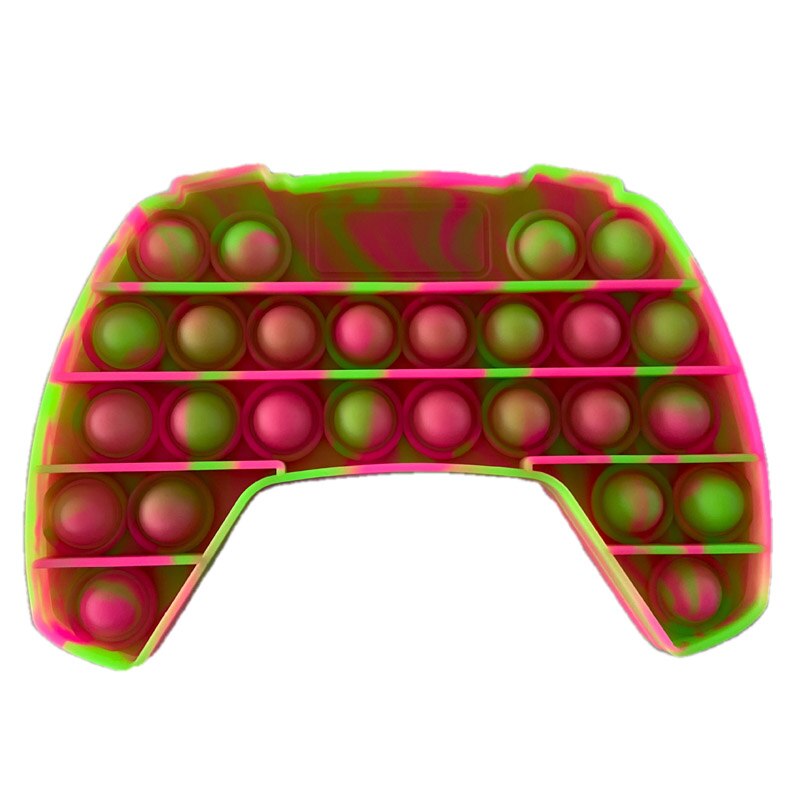 Push Up Bubble Kids Simple Dimple Fidget Toy Adult Antistress Hand Gamepad Push Pop Bubbles Sensory Toys Children Autism: 3redGreen
