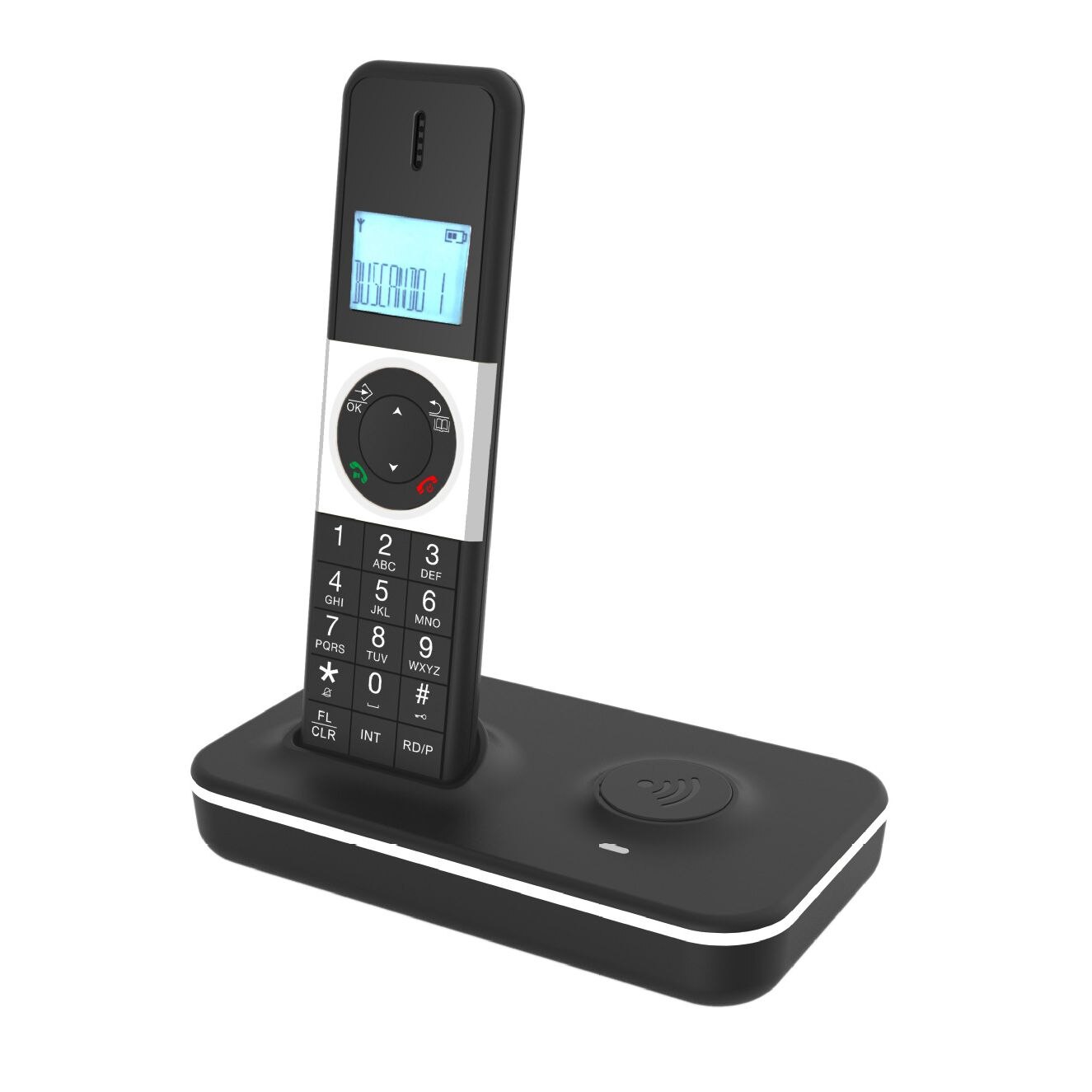 Cordless Telephone Wireless Home Phones Hand-Held Free Intercom Hands-Free Calling Telephone for Home Office