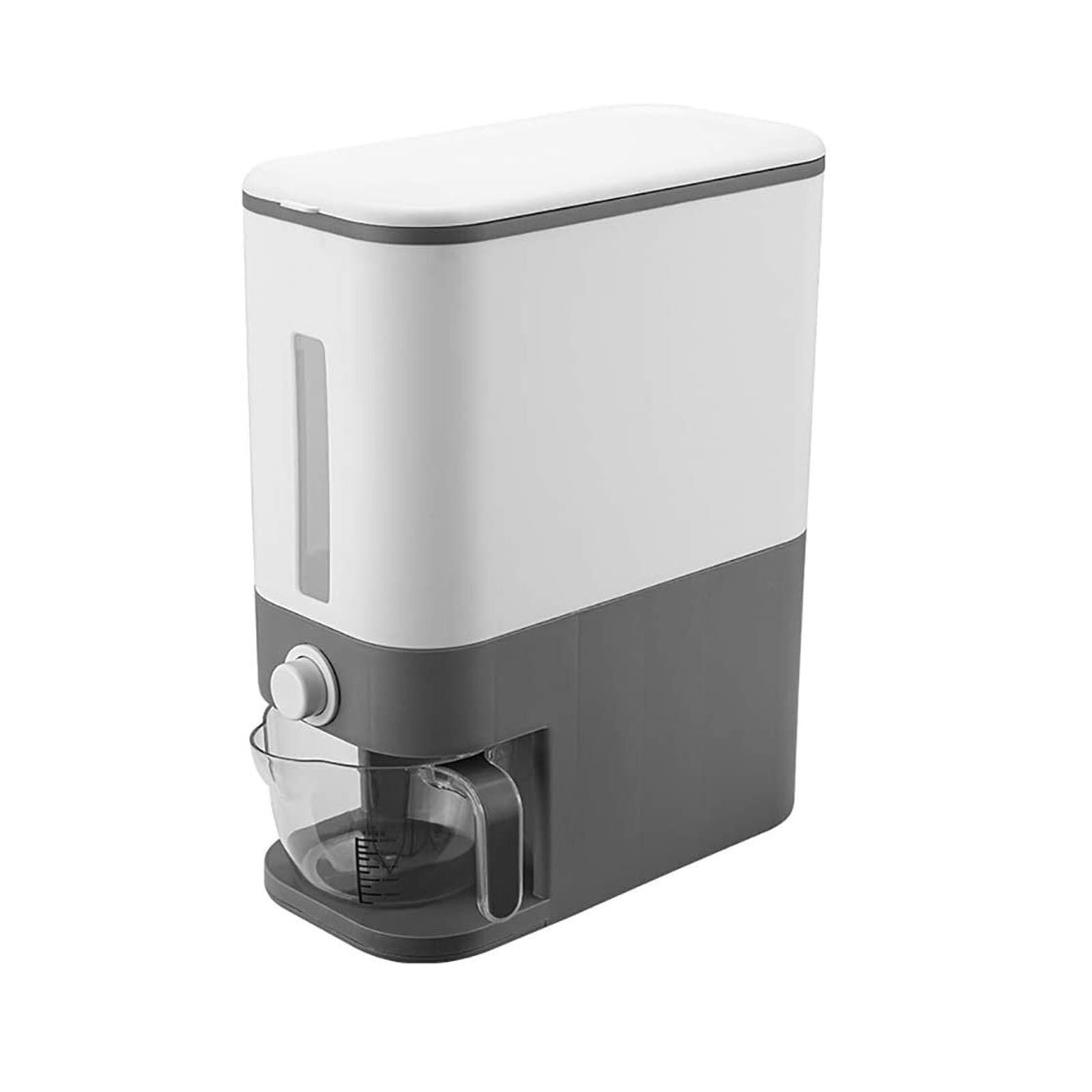 Household Bucket Storage Box Metering Cylinder With Automatic Rice Storage Box Classification Metering Cylinder Automatic Casa: Light Green