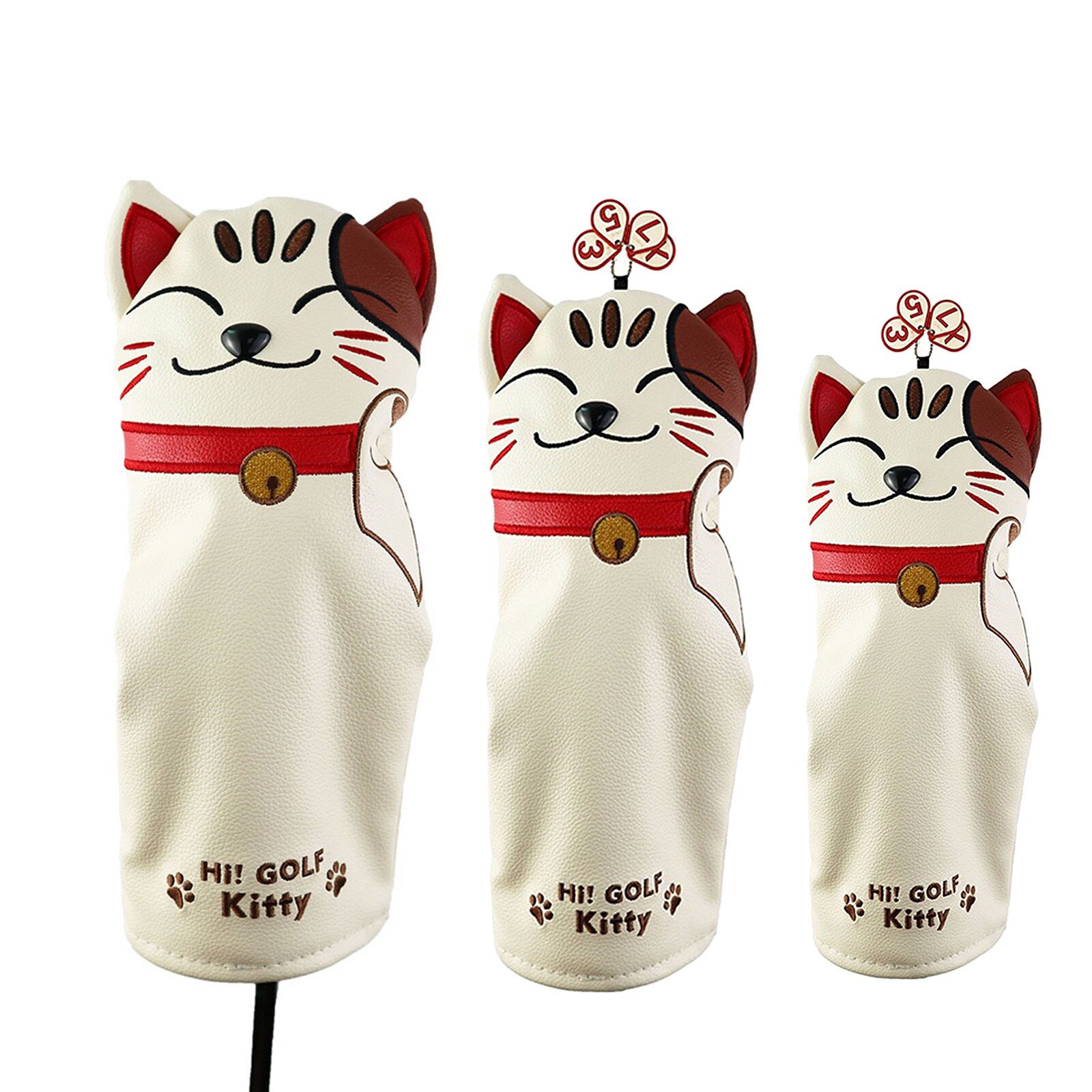 Golf Club Head Covers Golf Head Covers Woods for Driver Fairway Hybrid Wood Head Cover Headcover Golf Accessories