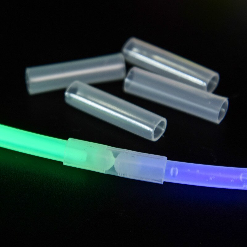 50pcs Novel and Funny Fluorescent Bar Fluorescent Dance Luminous Toys Support Night Light Bar Annual Party Luminous Stick