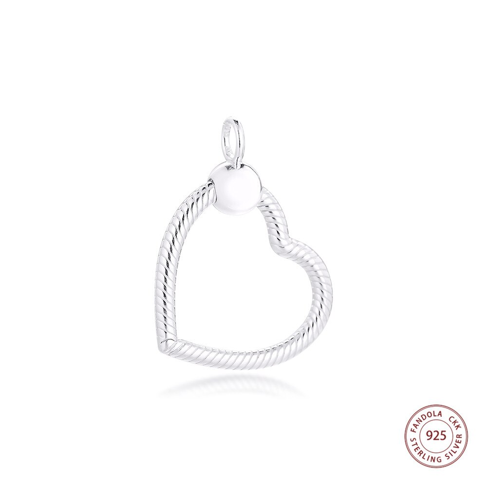 Moederdag 925 Sterling Zilveren Momenten Hart O Hanger Voor Vrouwen Fine Jewelry Kettingen Collares Zonder keten