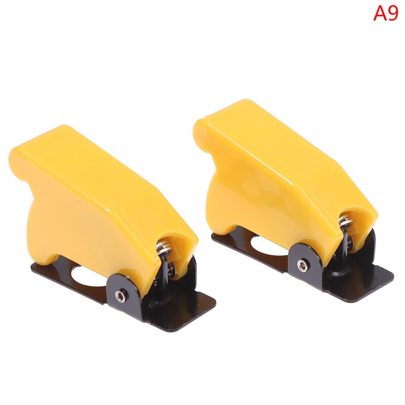 2 pièces Auto Voiture Bateau Camion Led Illuminée Interrupteur À Bascule Avec Sécurité Avion Secousse Couvrent la Garde: 9