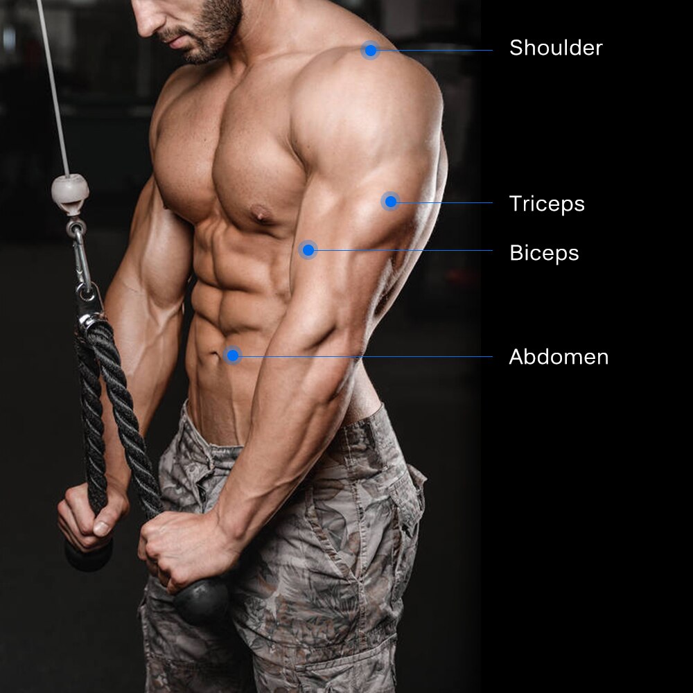 Training Pull Down Rope Triceps Push Down Rope 27IN NonSlip Cable Attachment for Home Gym exercise Bodybuilding DIY pulley cable