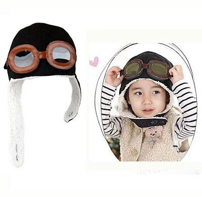 bambini piccoli Cappelli di Inverno Del bambino Pilota cappelli Ragazzi Volo cappucci Inverno Capretti del Cappello del bambino Earflap Caldo berretto cap per uno-tre anni Di Natale regalo