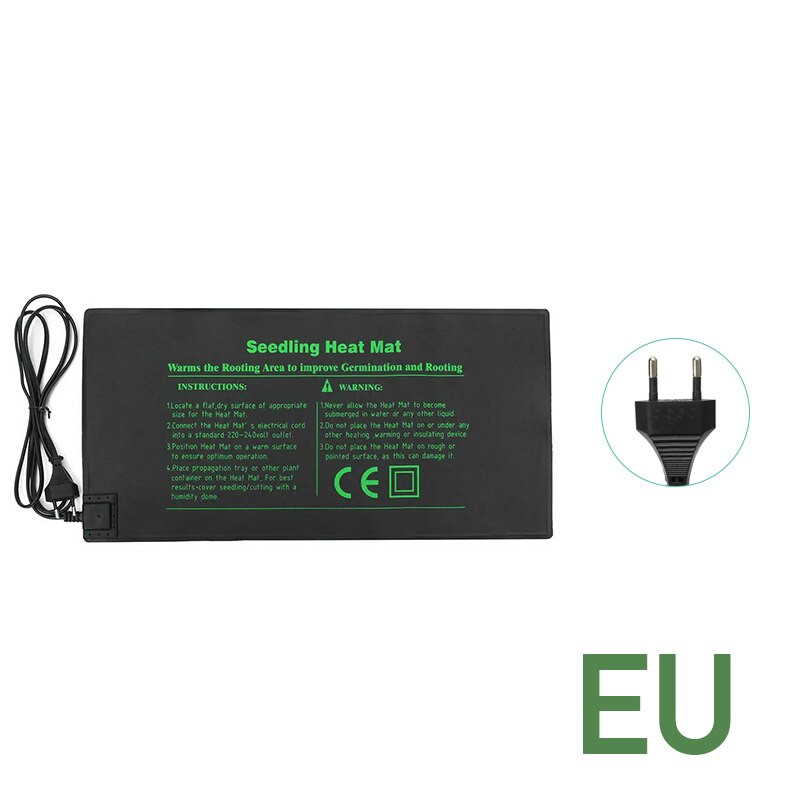 Heating Mats Durable Seedling Heat Mat Plant Seed Germination Propagation Clone Starter Pad Warm Hydroponic Heating Pad