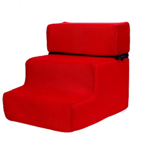 Detachable Washable Climbing Ladder Case Non-slip Pet Ladder Cover Replacement Puppy Ramp Climbing Ladder Case: Red 1