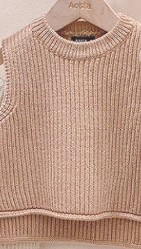 Spring Girls Knitted Vest Kids Korean Vests Children Vests: Pink / 18M