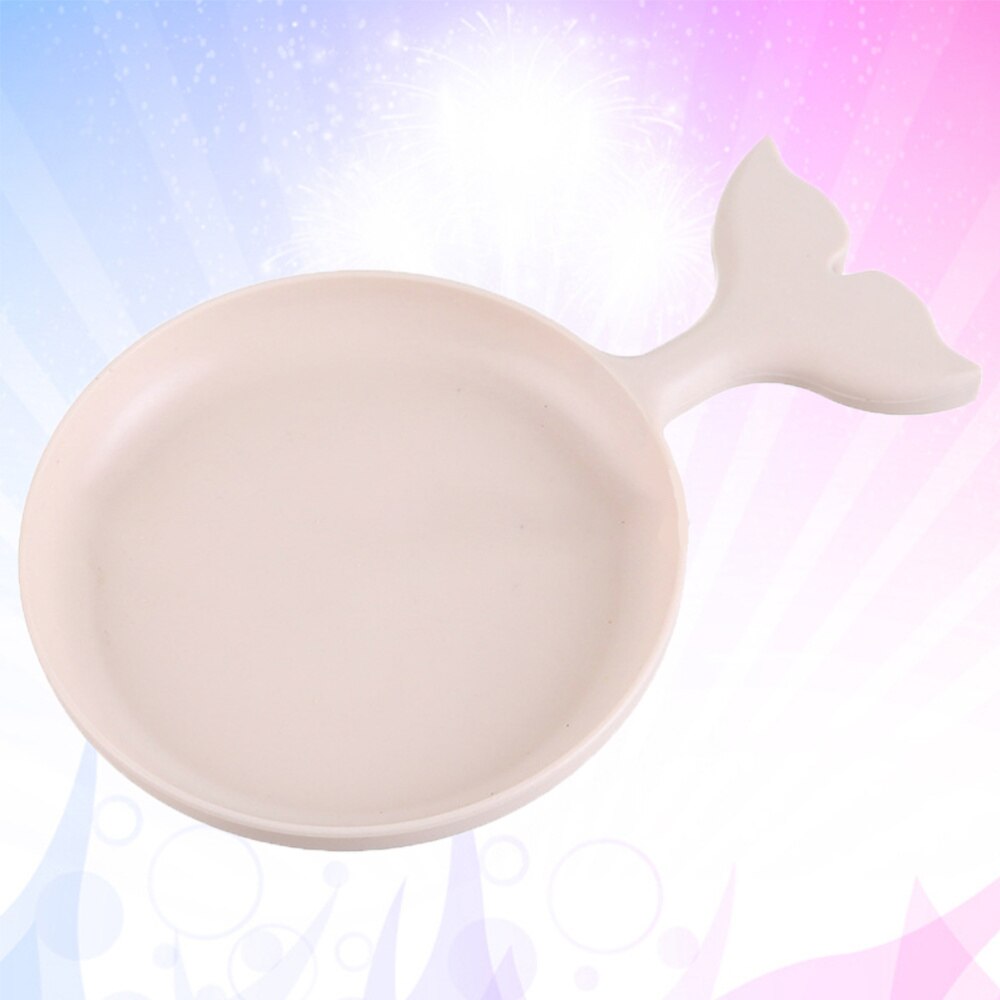 Fish Shape Serving Plate Desserts Tray Fruit Snack Dish Dinnerware Tableware Grey: Beige