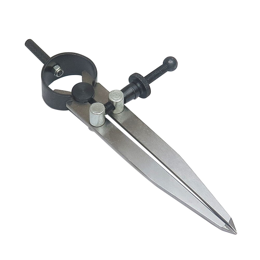 Roterende Edge Creaser Leather Tool Scratch Verstelbare Handgemaakte Duurzaam Naaien Diy Vleugel Divider Metal Craft