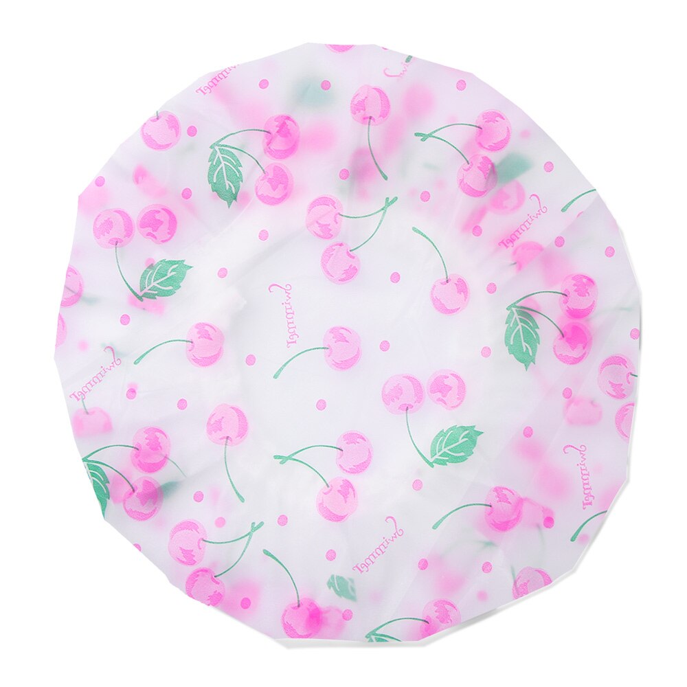 Gorro de ducha impermeable para Spa, gorro de baño elástico grueso, cubierta de pelo para salón de belleza, producto de peluquería reutilizable, , 1 ud.: Color   6