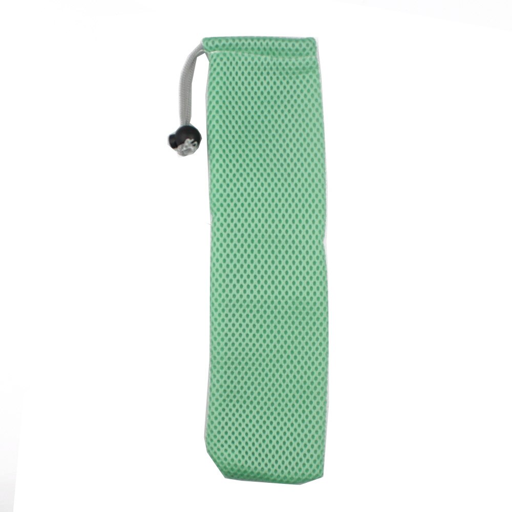 Reusable Stainless Steel Straws with Aluminum Keychain Case Cleaning Brush Collapsible Telescopic Portable Drinking Straws: Green
