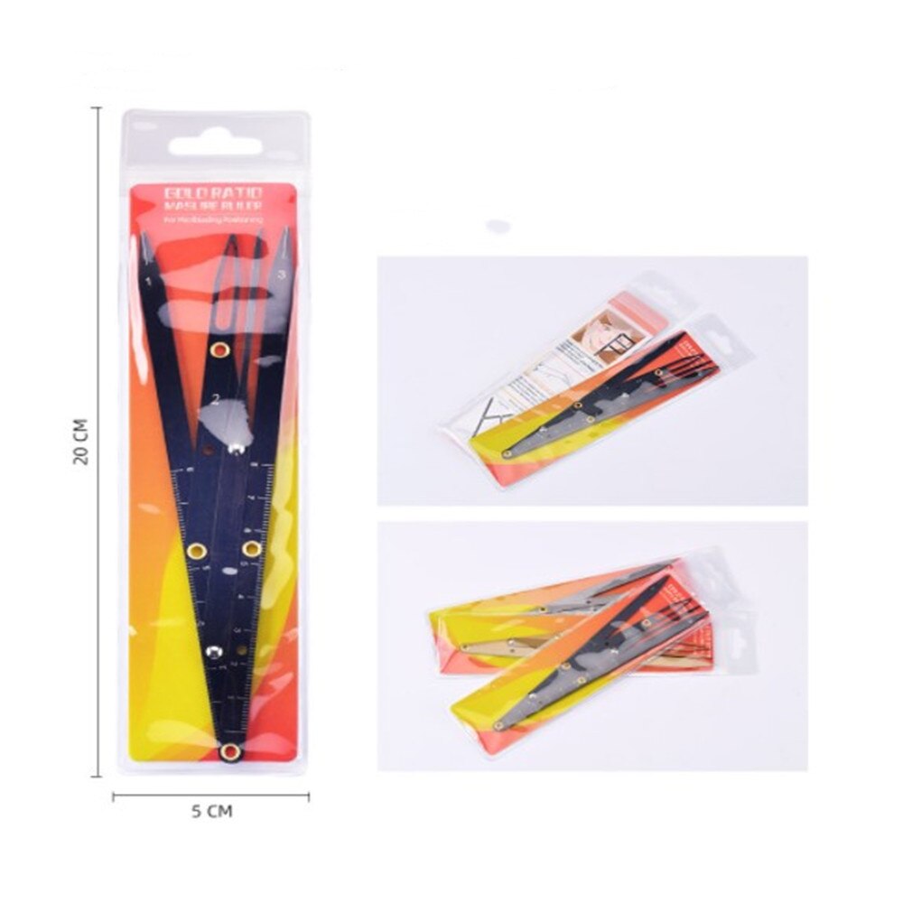 Stainless steel Golden Ratio CALIPERS Microblading Permanent Makeup Eyebrow Measure Tool Mean Golden Eyebrow ruler