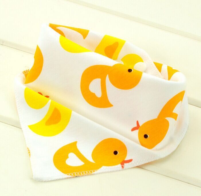 5 teile/los Organische Baumwolle Doppel Schichten Kinder Baby Lätzchen Handtuch Bandanas Dreieck Rülpsen Speichel Infant Kleinkind Bandana Schal