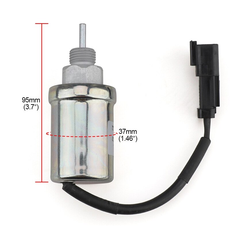 Solenoide di arresto elettrico per Perkins 402D 403D 404D 404C 403C 12V