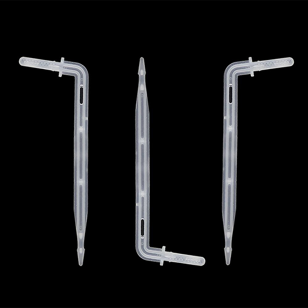 4mm Curved Arrow Dripper Garden Elbow Bend Arrows Farm Agriculture Plants Micro Drip Irrigation Drippers 200 Pcs