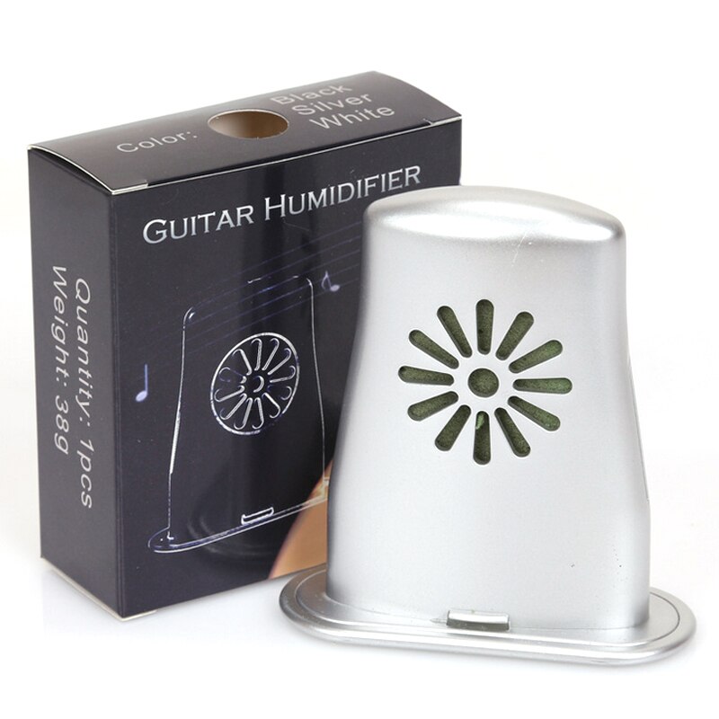 Guitarra humidificador de agujeros de sonido acústico Guitarra humidificador de agujeros de sonido higrómetro de humedad depósito para la Guitarra: 1pcs Humidifier SV
