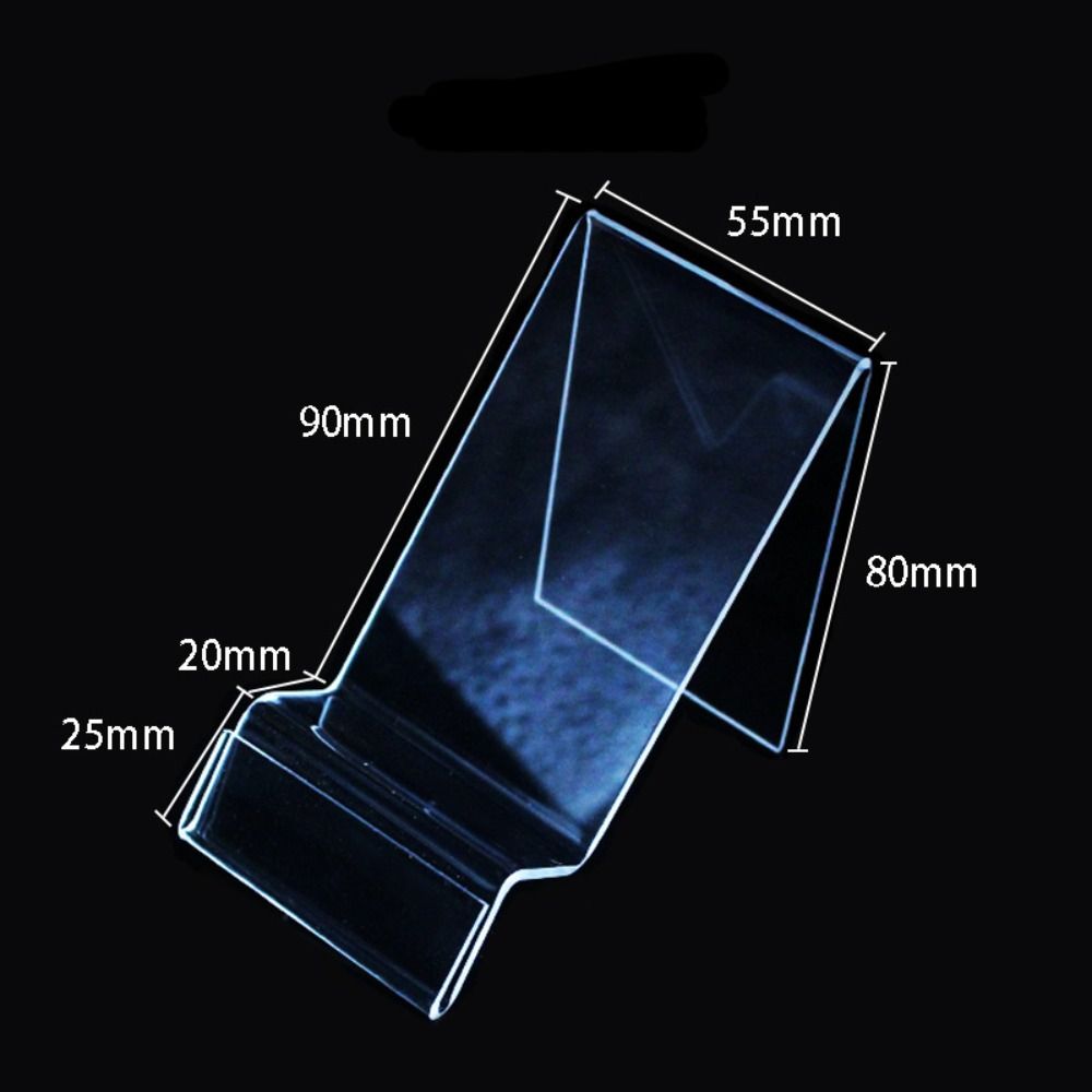 Portable Acrylic Phone Holder Transparent Rack Stand Display Stand Desk Organizers Office Accessories Cell Phone Holder
