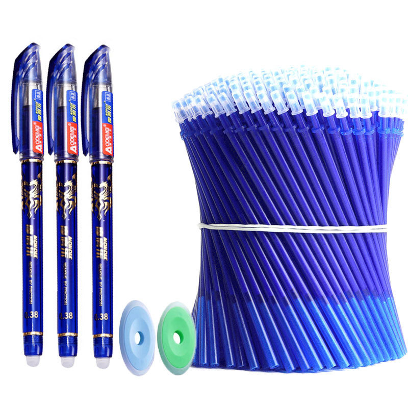 85 Pcs/Set Kawaii Erasable Pens 0.5mm Gel Pen Stationery Waterproof Gel Ink Back to School Writing supplies for Notebook Writing