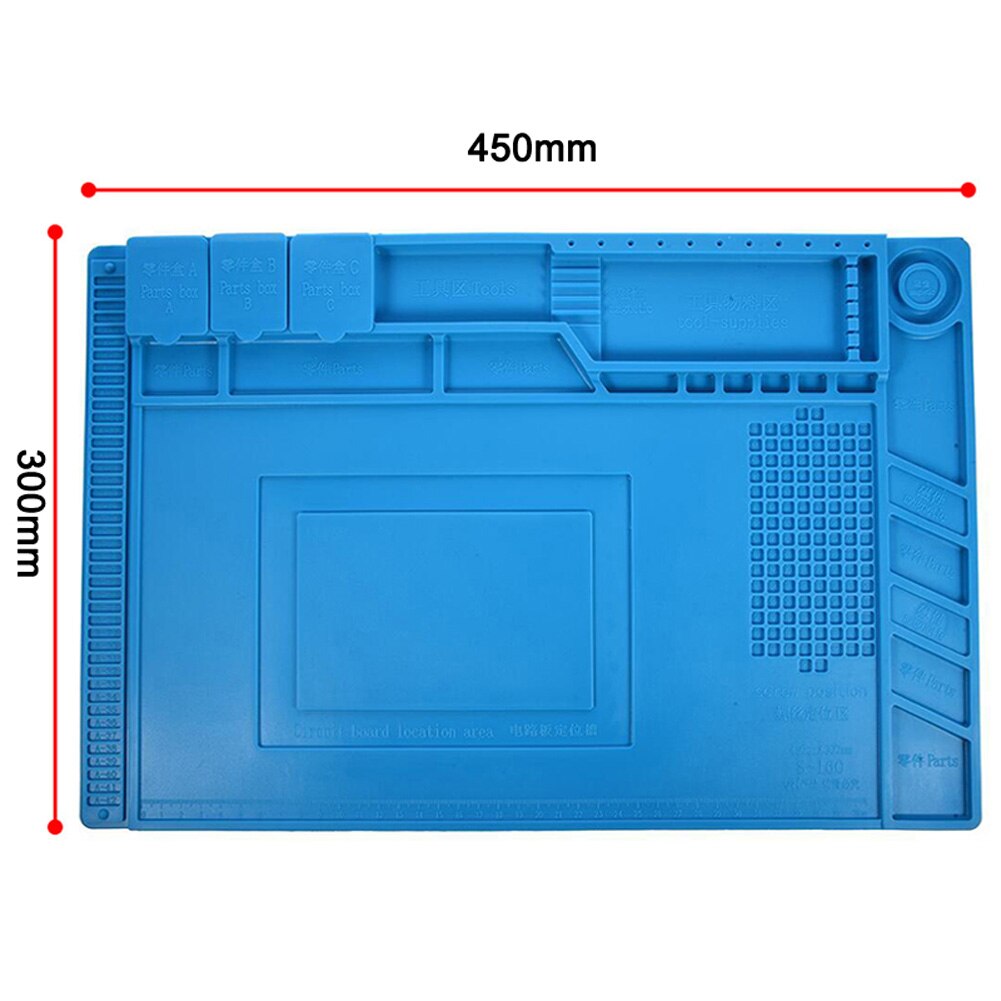 Warmte Isolatie Werken Mat Soldeerstation Iron Telefoon Computer Reparatie Mat Hittebestendig Isolator Platform