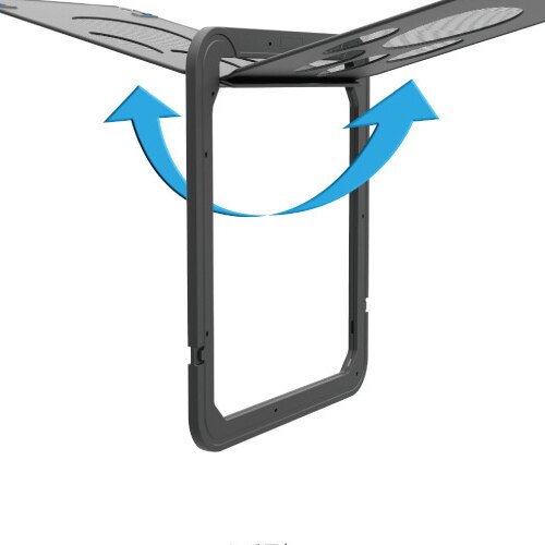 Cat Door Interior Pet Screen Door Puppy Kitten Flap Door For Sliding Glass Door Window