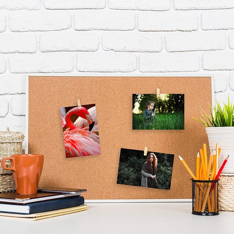 Push Pin Clips - 90 Paper Clips with Pin for Documents/Artworks/School Projects/Photos/Notes/Papers/Cork Board/Bulletin Board -