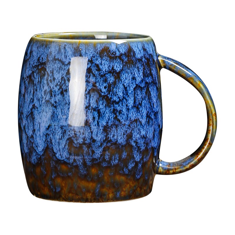 Oven Gebakken Mok Water Cup Huishouden Thee Cup Kantoor Keramiek Cup Grote Paar Melk Koffie Keramische Mok Koffie Mokken leuke Cup
