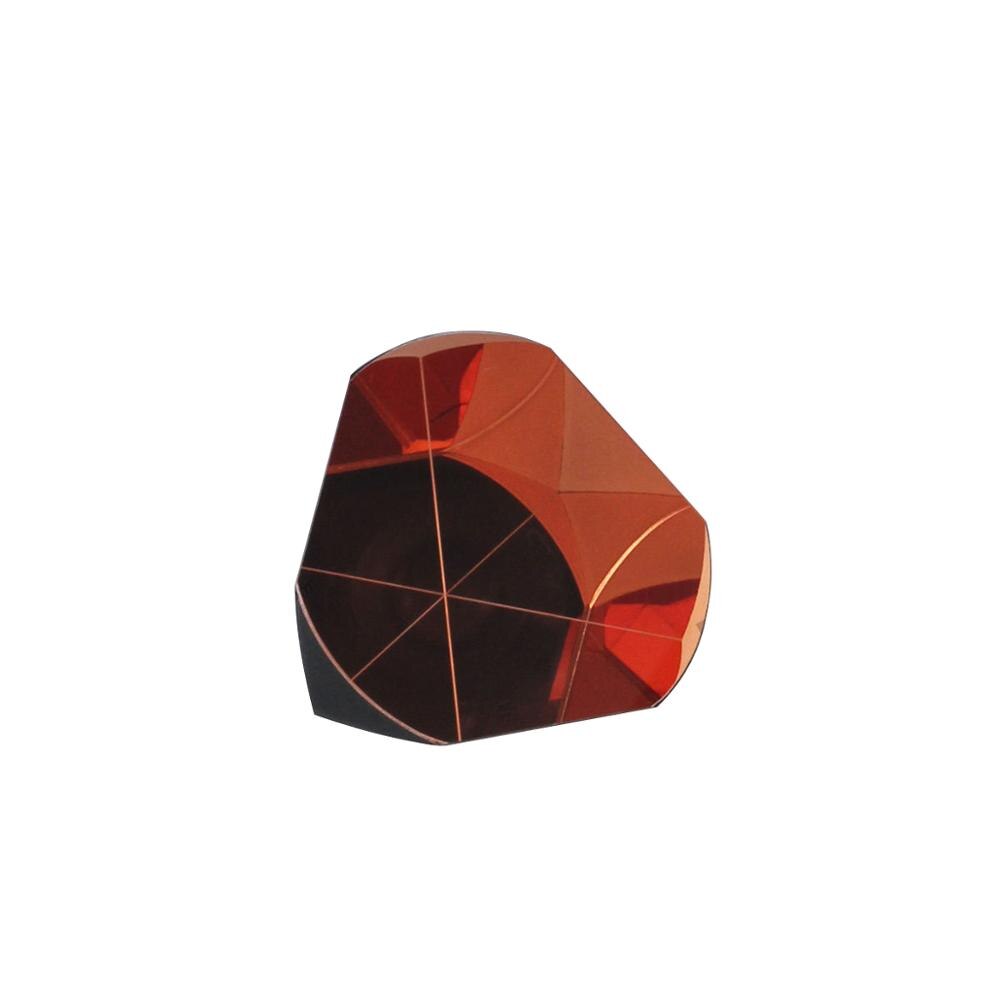 1 pièces 64mm diamètre coin Cube prisme, hauteur cuivre plaqué trièdre rétroréflecteur
