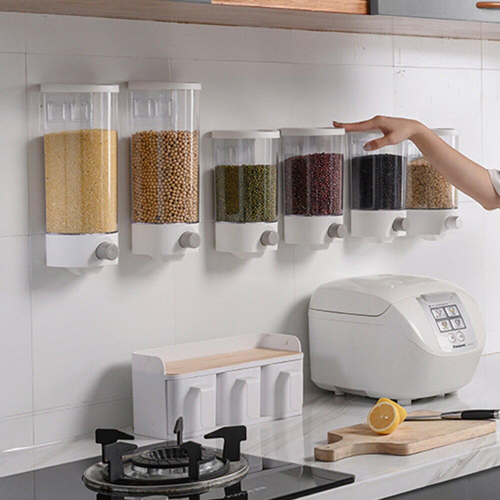 Household Kitchen Wall-mounted Grain Storage Sealed Box