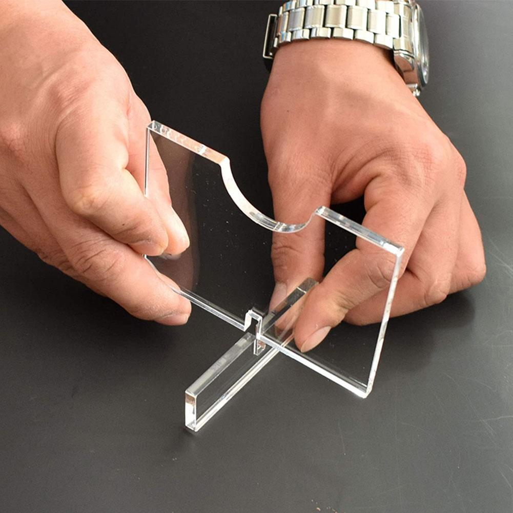 2 Pcs Transparent Baseball Bat Display Holder Mount Rack Stand Desk Top Tabletop Bat Display Holder Clear Acrylic Stand